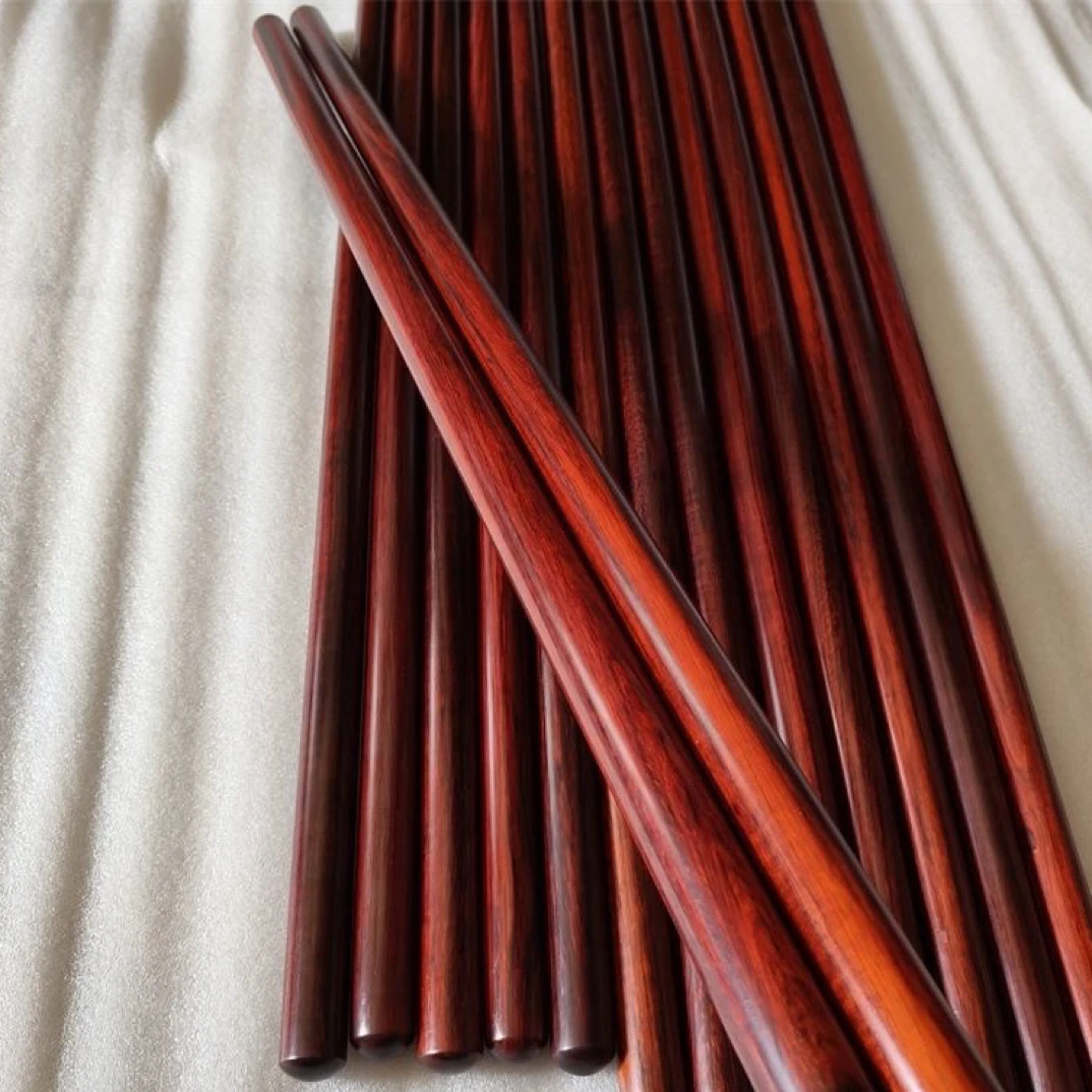 紫檀木原木老料太极杖实木紫檀木健身武术把玩棍圆棍木棍武术棍