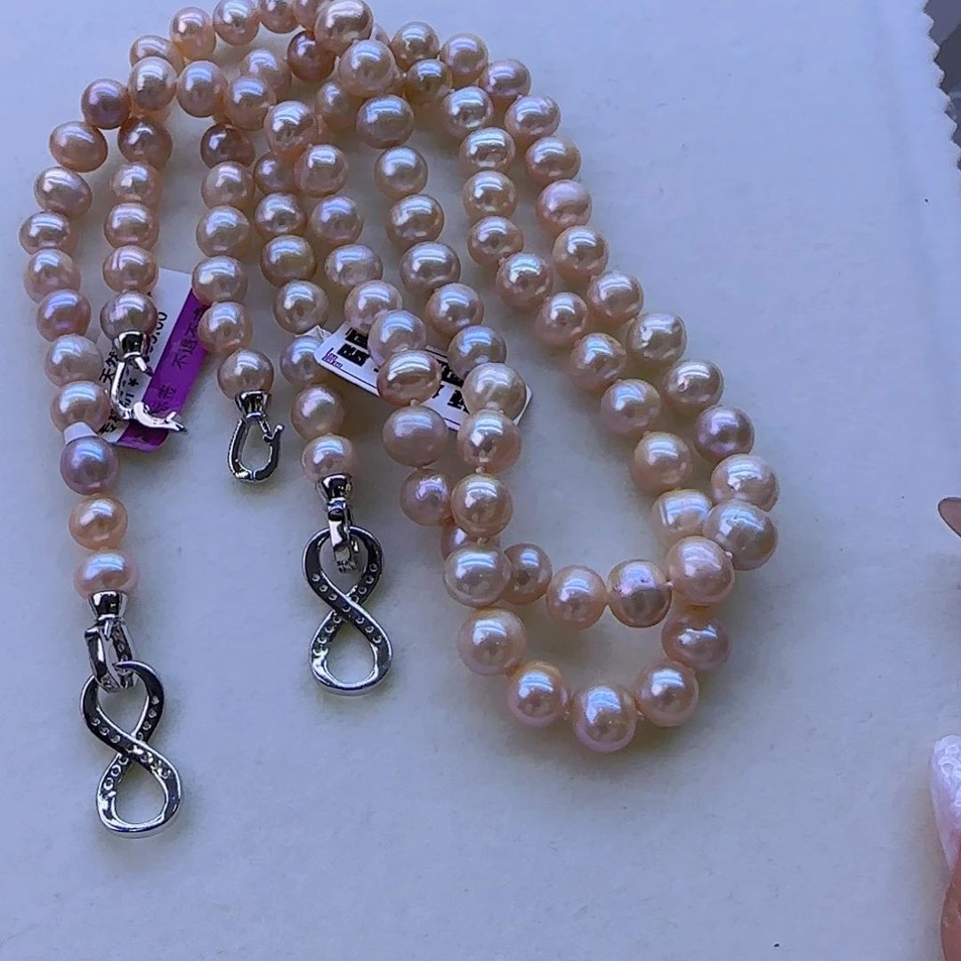 淡水珍珠未镶嵌项链定制250