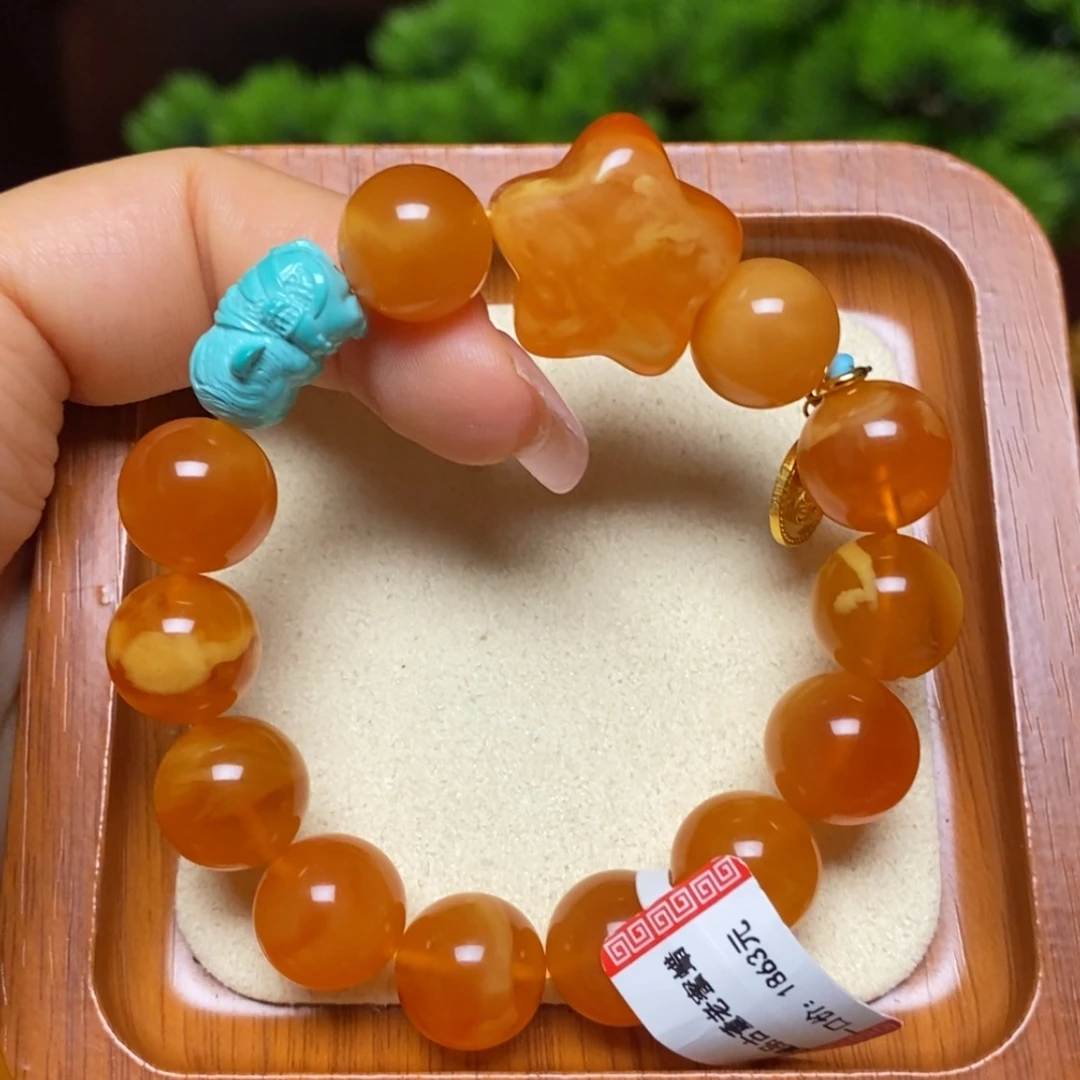 【闪购商品】手链蜜蜡未镶嵌手串