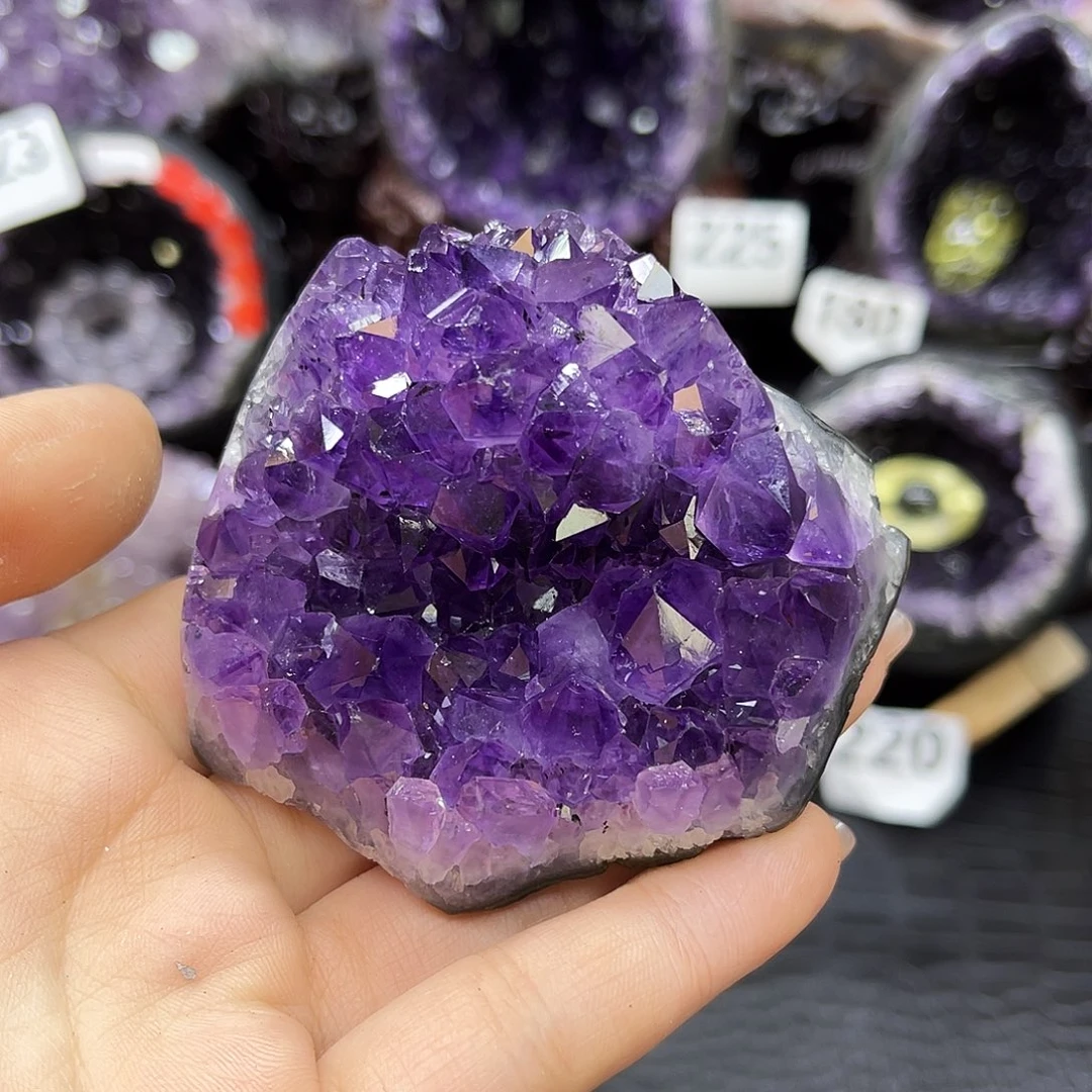 求***得大型摆件（非配饰）紫晶未镶嵌