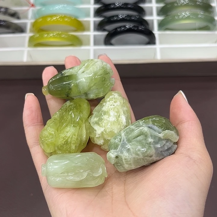 未镶嵌蛇纹石玉发饰