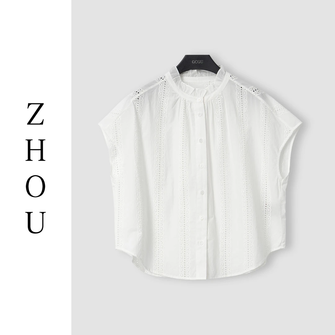 （周哥甄选）白色上衣-22862