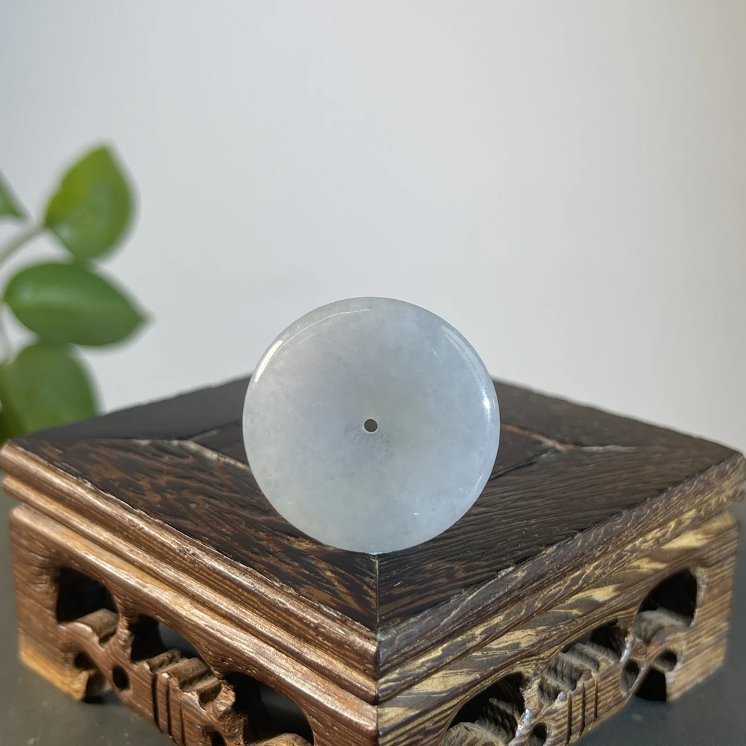 JTA16-26 天然缅甸A货翡翠 平安扣