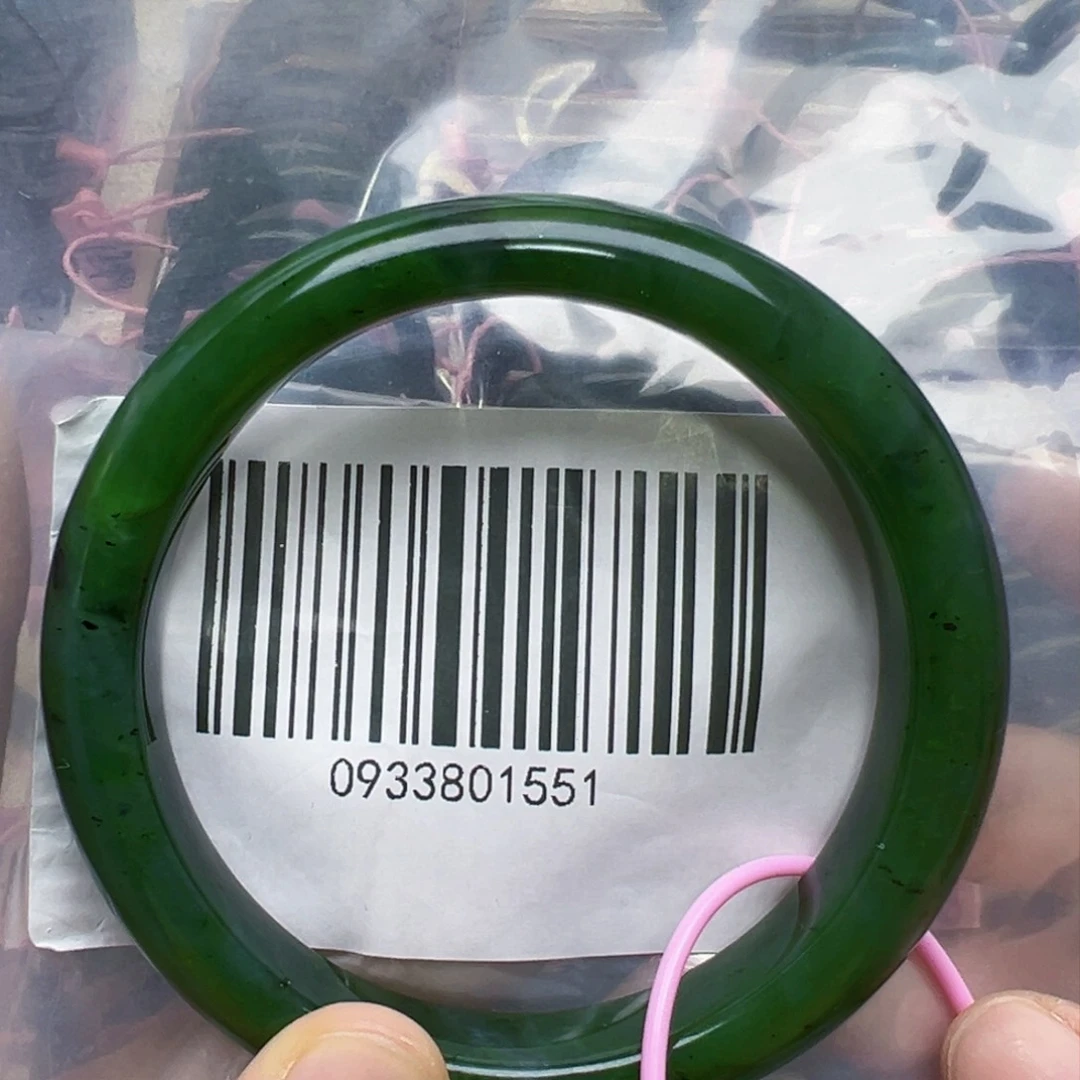 和田玉（碧玉）手镯未镶嵌64.5