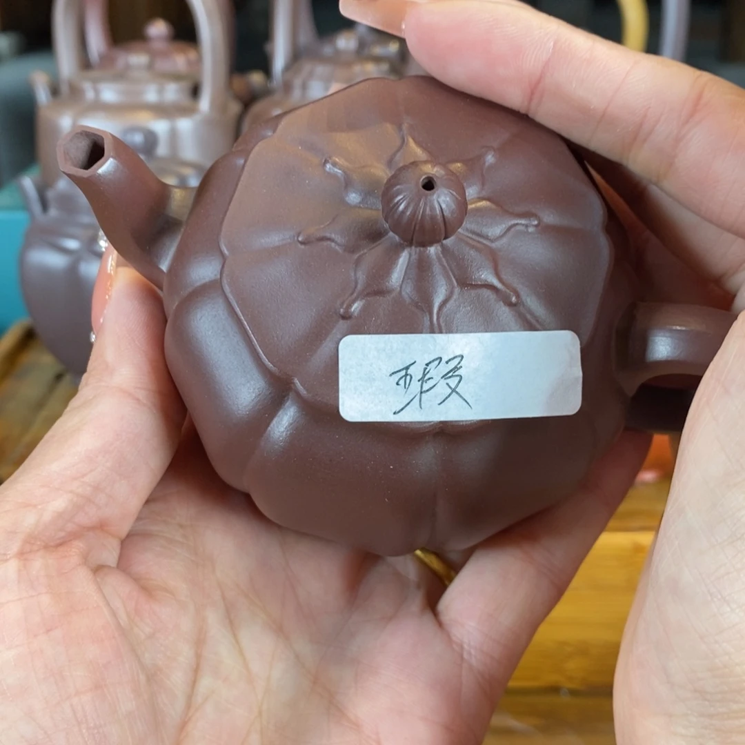 茶壶紫砂原矿泥料手工壶直播间