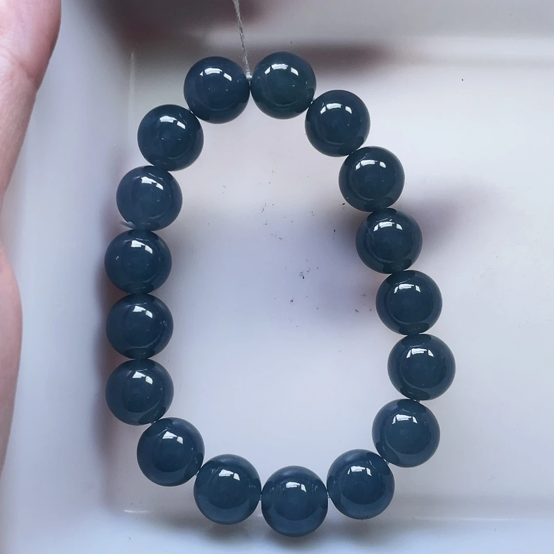 翡翠手链未镶嵌杜**言散珠批发多样性发自选17颗