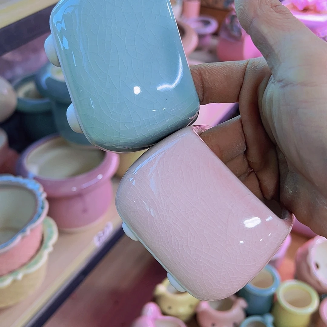 陶瓷花盆当场凑满12包邮