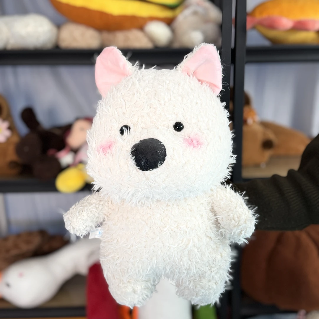 西高地小狗毛绒玩具公仔可爱玩偶生日礼物