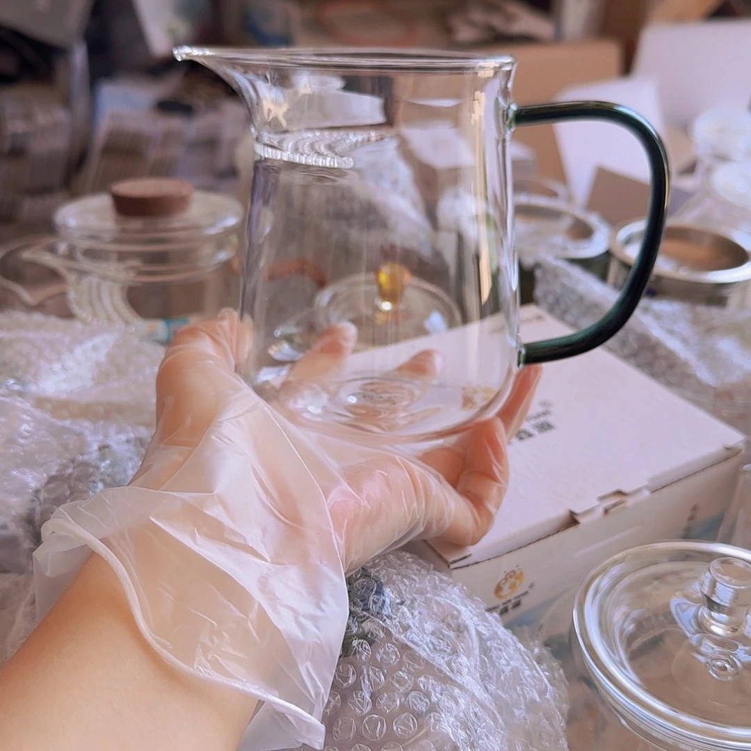 高硼硅玻璃茶水分离L507 湖绿