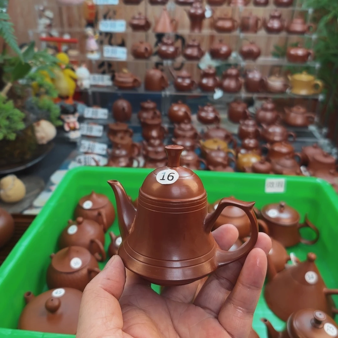 茶壶朱泥朱泥茶壶微瑕凤鸣65