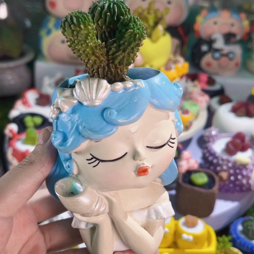 043手工盆蝌蚪群连盆带土包邮