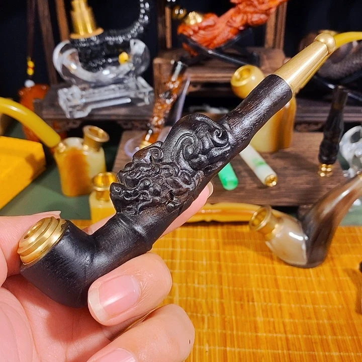 高端定制金丝楠烟嘴