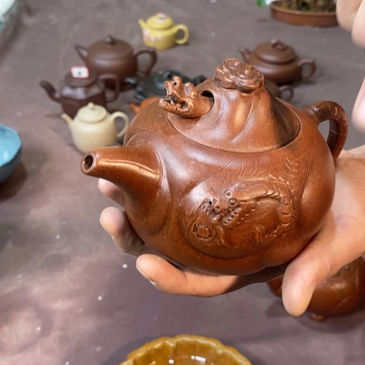 茶壶紫砂88888888小鱼化龙