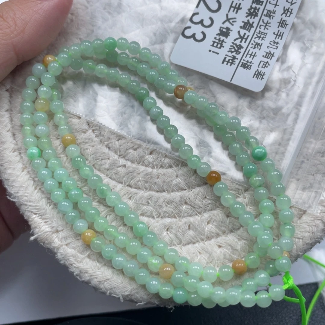 翡翠未镶嵌手链天然A货缅甸翡翠4