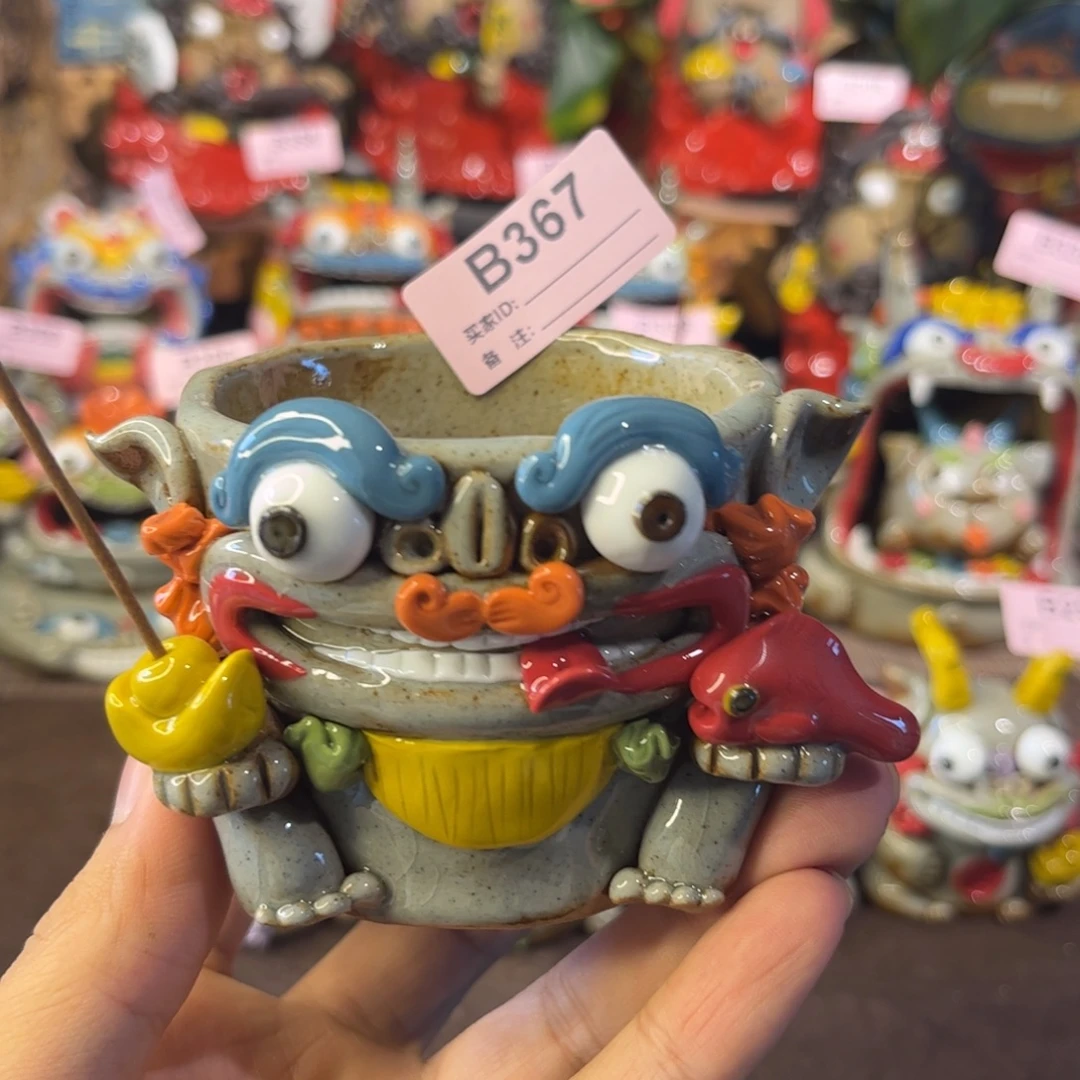 泥塑纯手工茶宠摆件
