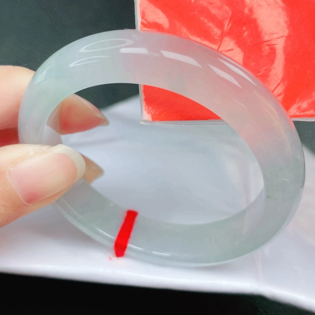 翡翠未镶嵌手镯50圈