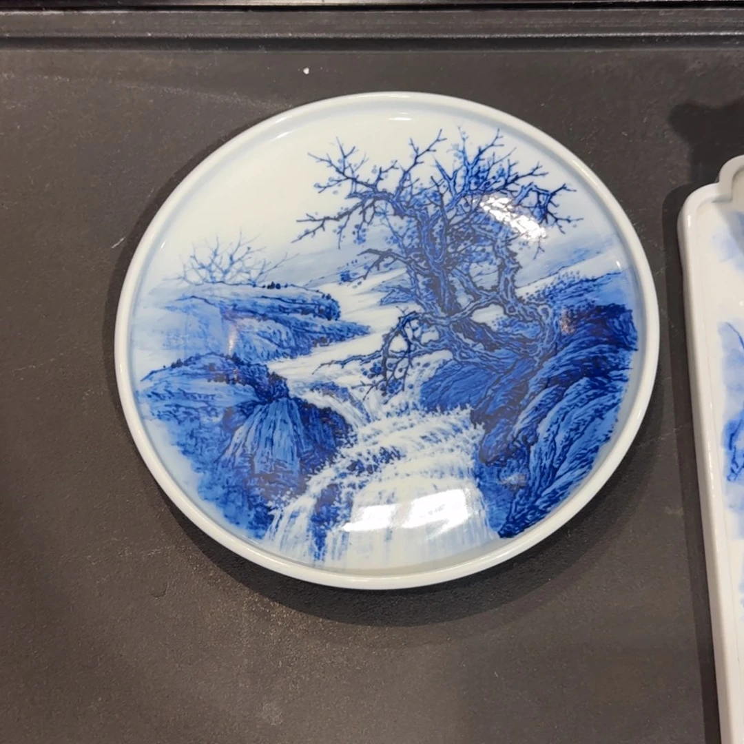 瓷片陶瓷作品 陶瓷手绘