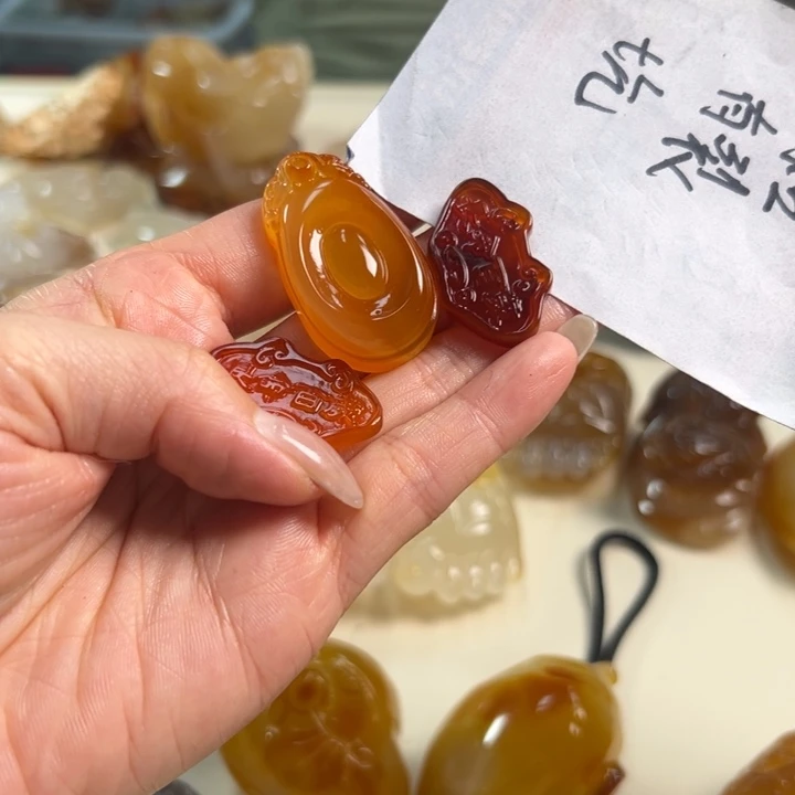 玛瑙/玉髓吊坠(不含链)未镶嵌