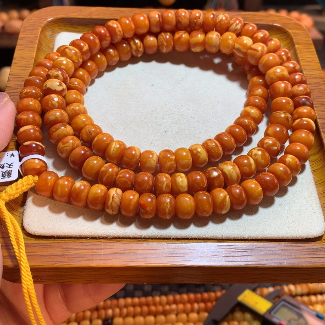 蜜蜡未镶嵌手链蜜蜡手链