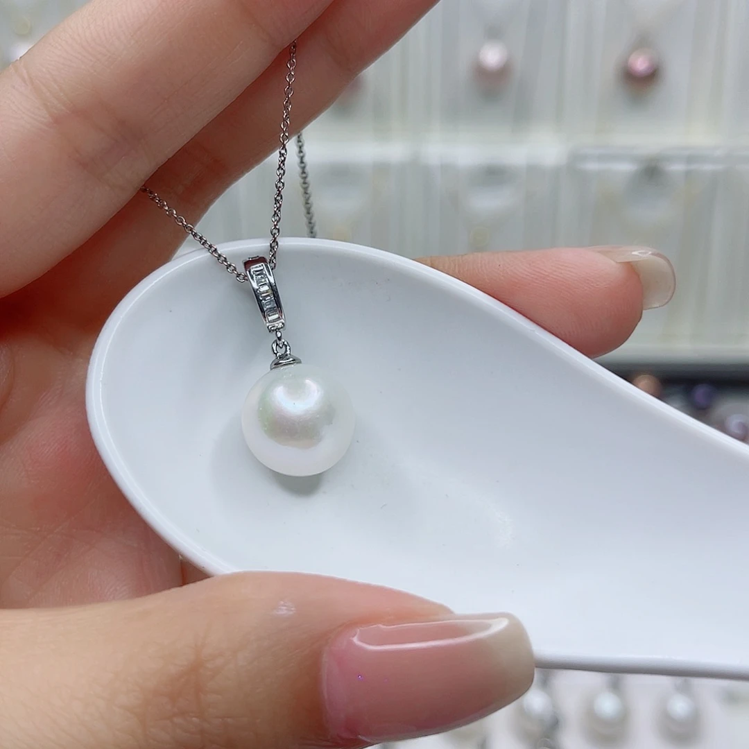 淡水珍珠未镶嵌吊坠(赠链)