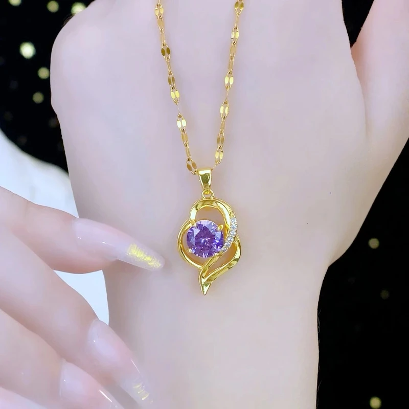 钛钢项链 【女神节】款时尚轻奢不掉色锁骨链项链女款项链气质简约