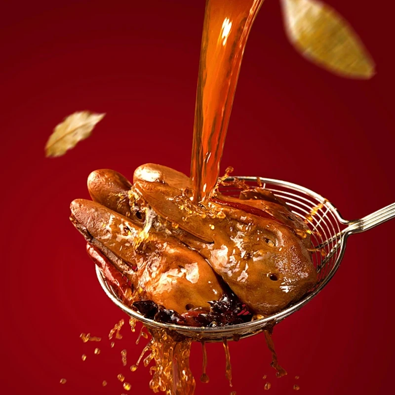 卤味鸭头麻辣过瘾解馋零食办公室小吃