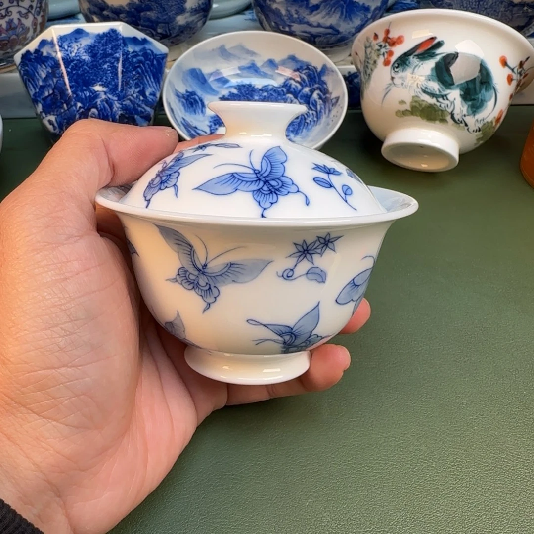 纯手工纯手绘茶具石头97