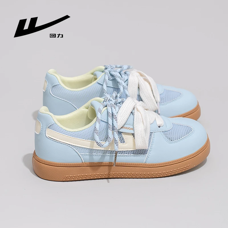 回力德训鞋女2025夏季新款网面透气休闲鞋薄款百搭小白鞋复古板鞋