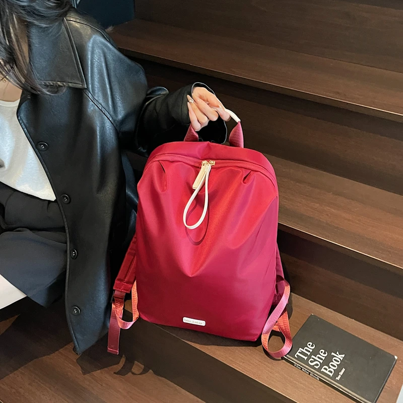 女学生双肩小背包休闲外出旅游背包女补课包笔记本电脑包女士背包