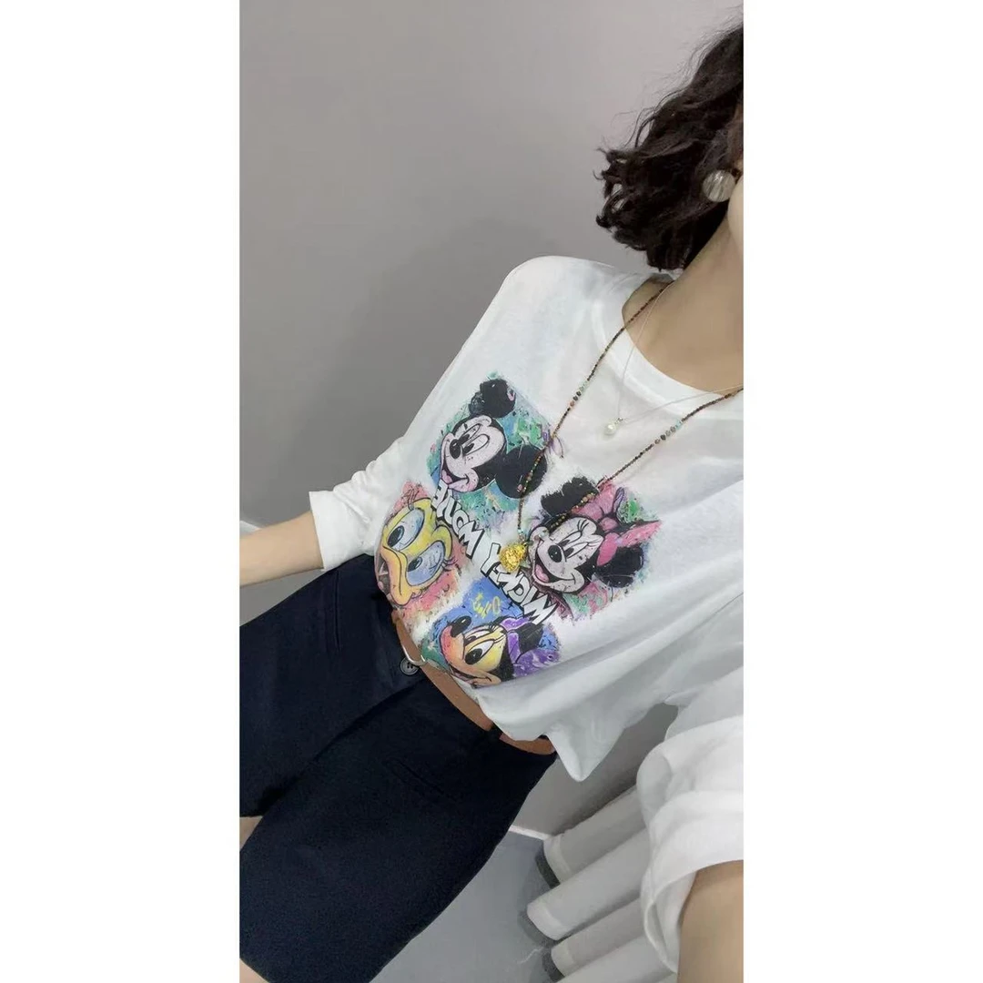米奇印花防晒T恤