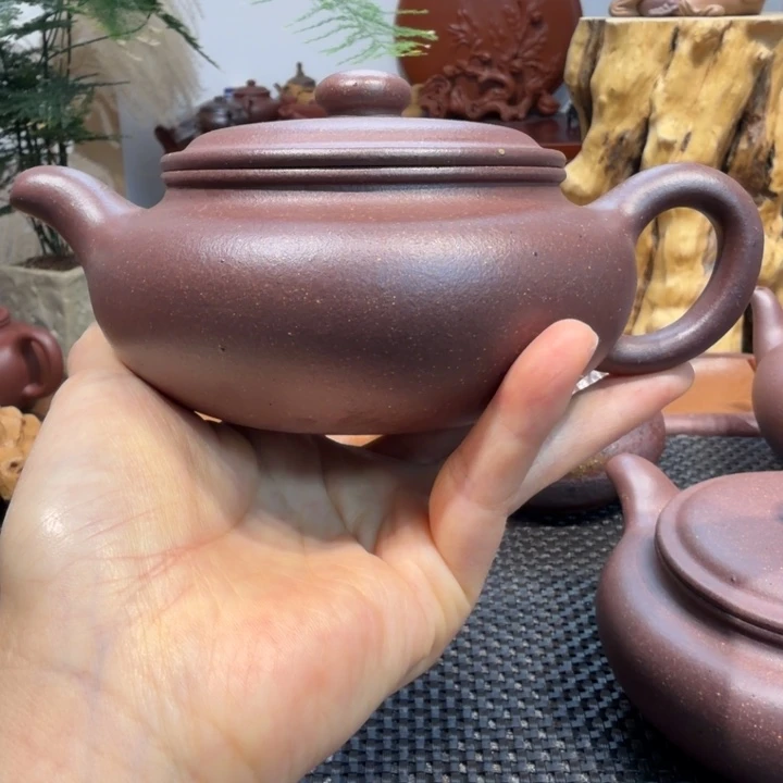 紫砂茶壶底槽清扁鼓280cc福利