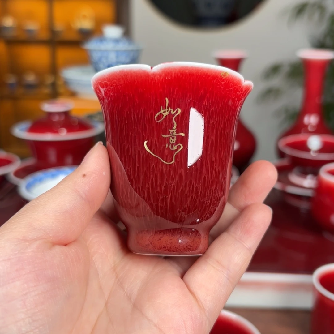 摆件景德镇高温原矿釉