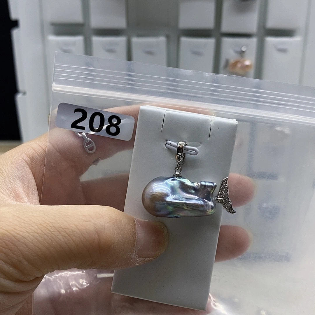 颈饰合金淡水珍珠