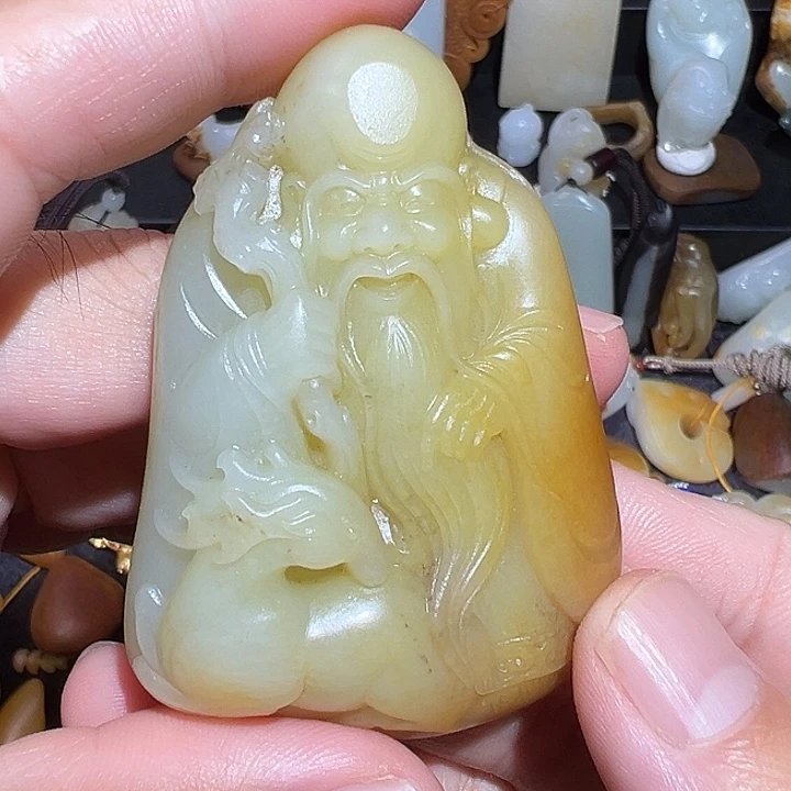 和田玉未镶嵌吊坠(不含链)