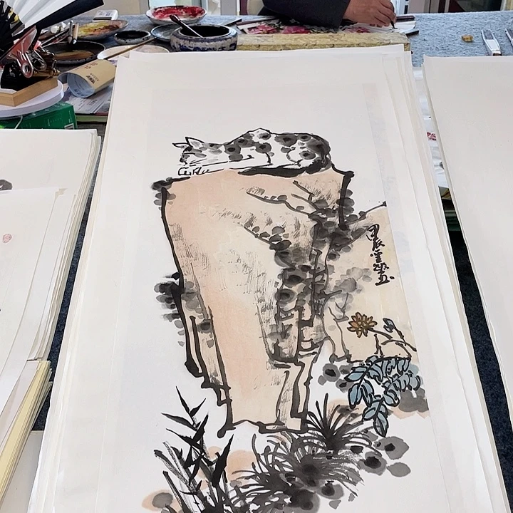 国画张圣敏先生纯手绘作品