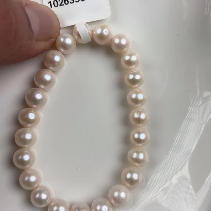 天然淡水珍珠淡水珍珠银S925镶嵌