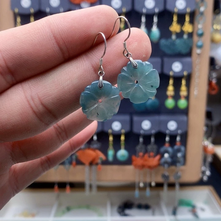 未镶嵌翡翠耳饰耳饰