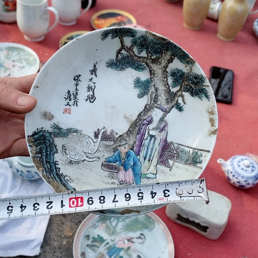 【闪购商品】瓷片紅**海景德镇现代工艺品