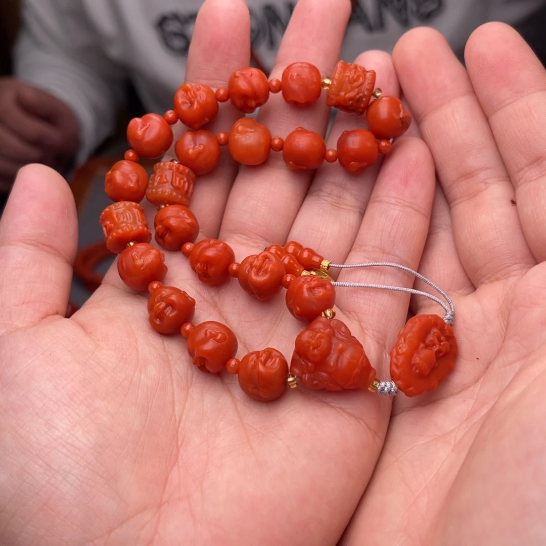 未镶嵌配饰尺寸11毫米南红玛瑙