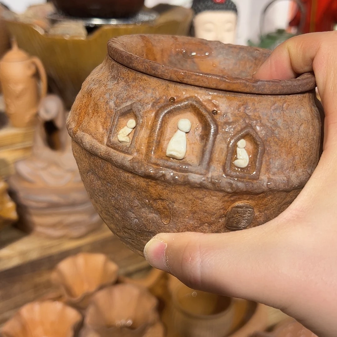 粗陶老岩泥系列茶具茶器