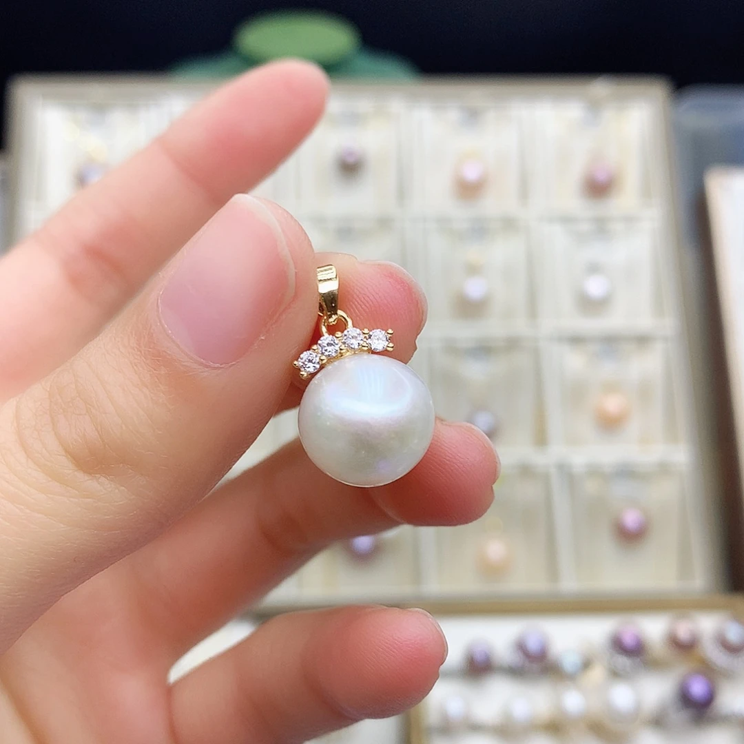 淡水珍珠颈饰合金