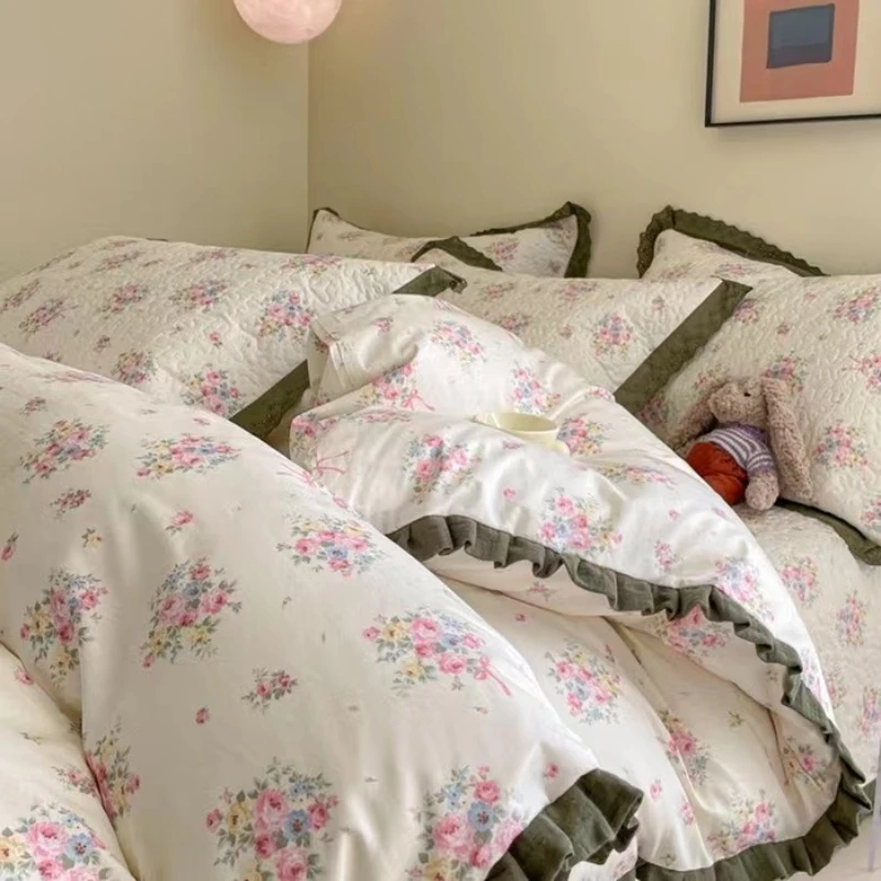 【邢邢专属】GUTA-顾她 精致纯棉床盖款四件套 10693