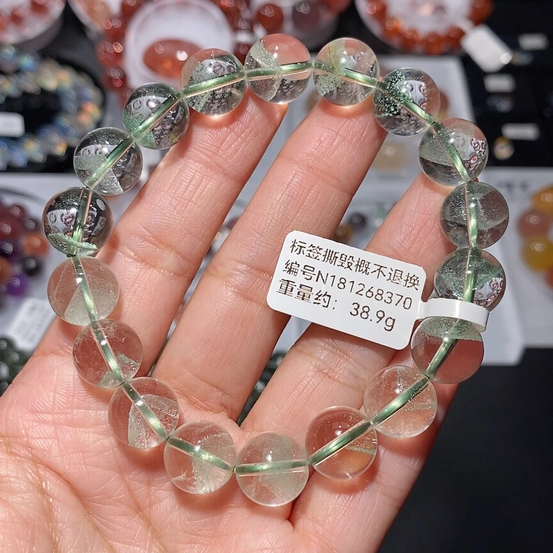 佩***纯手链未镶嵌水晶F翠幽灵