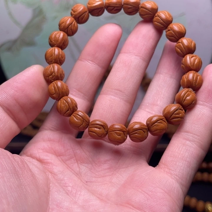 手串桃核10玉龙脊手串