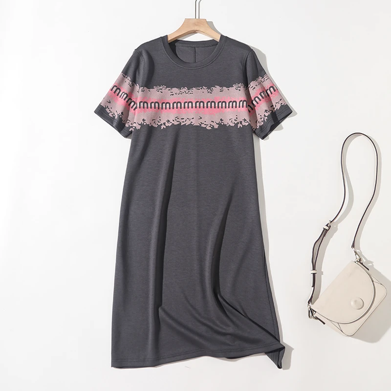 自在如风！2025夏季新款简约连衣裙凉爽新疆棉透气显瘦裙子7172-1