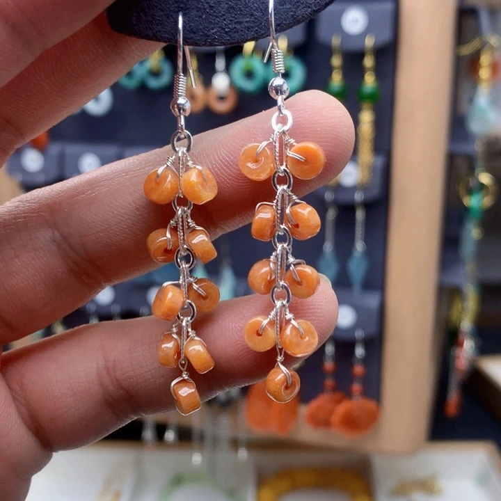 未镶嵌翡翠耳饰耳饰