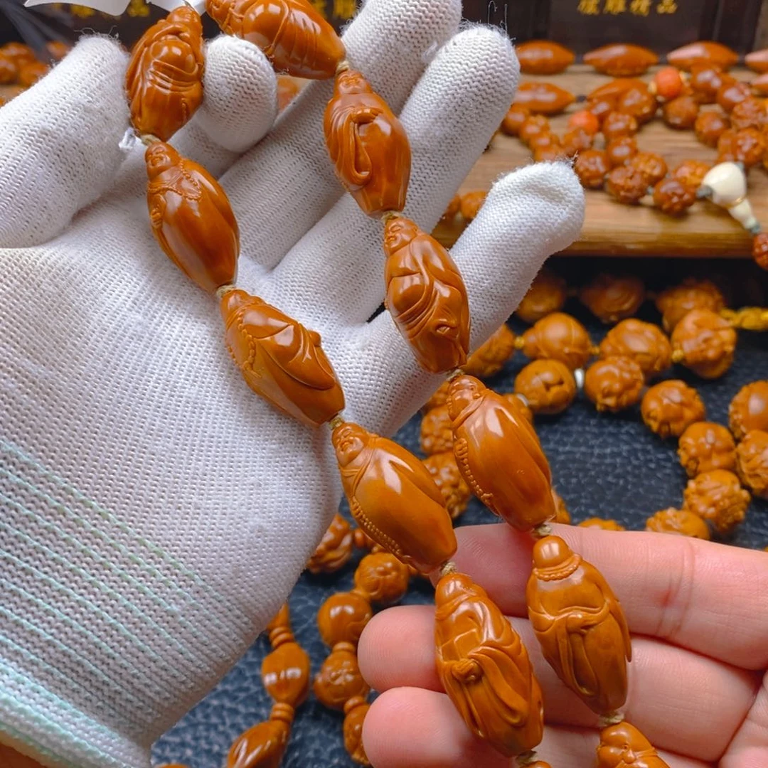 手串/手链橄榄核一青老师1.6静思弥勒（微花，不议价不预定）