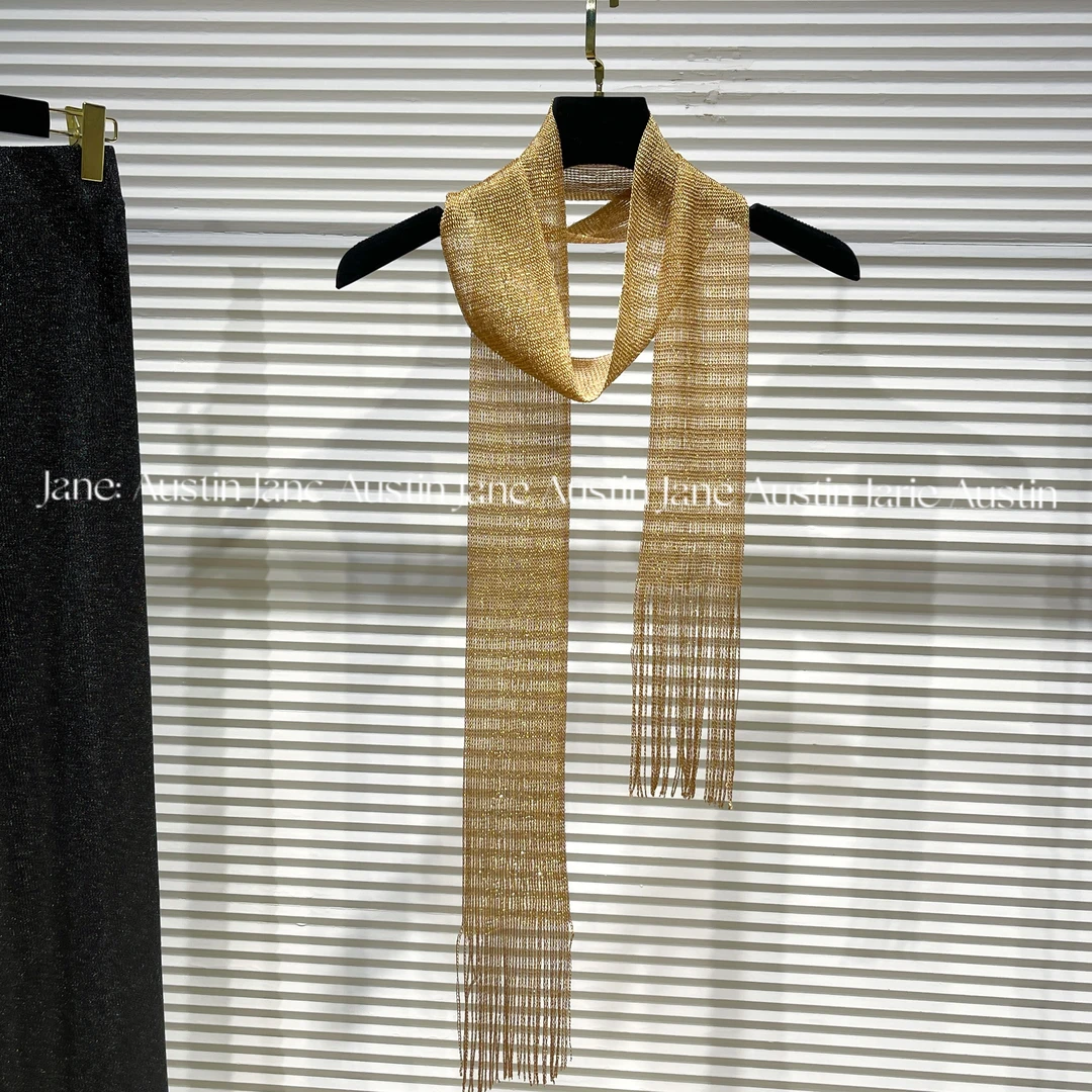 Jane Austin •（云奕）2025新款时尚单品透气冰感百搭丝巾围脖