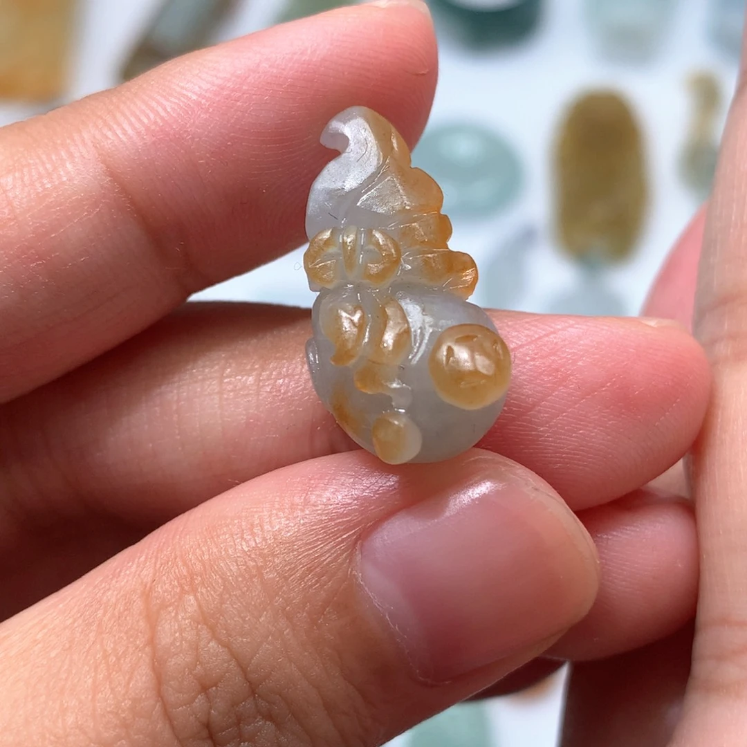 未镶嵌定制翡翠钱袋