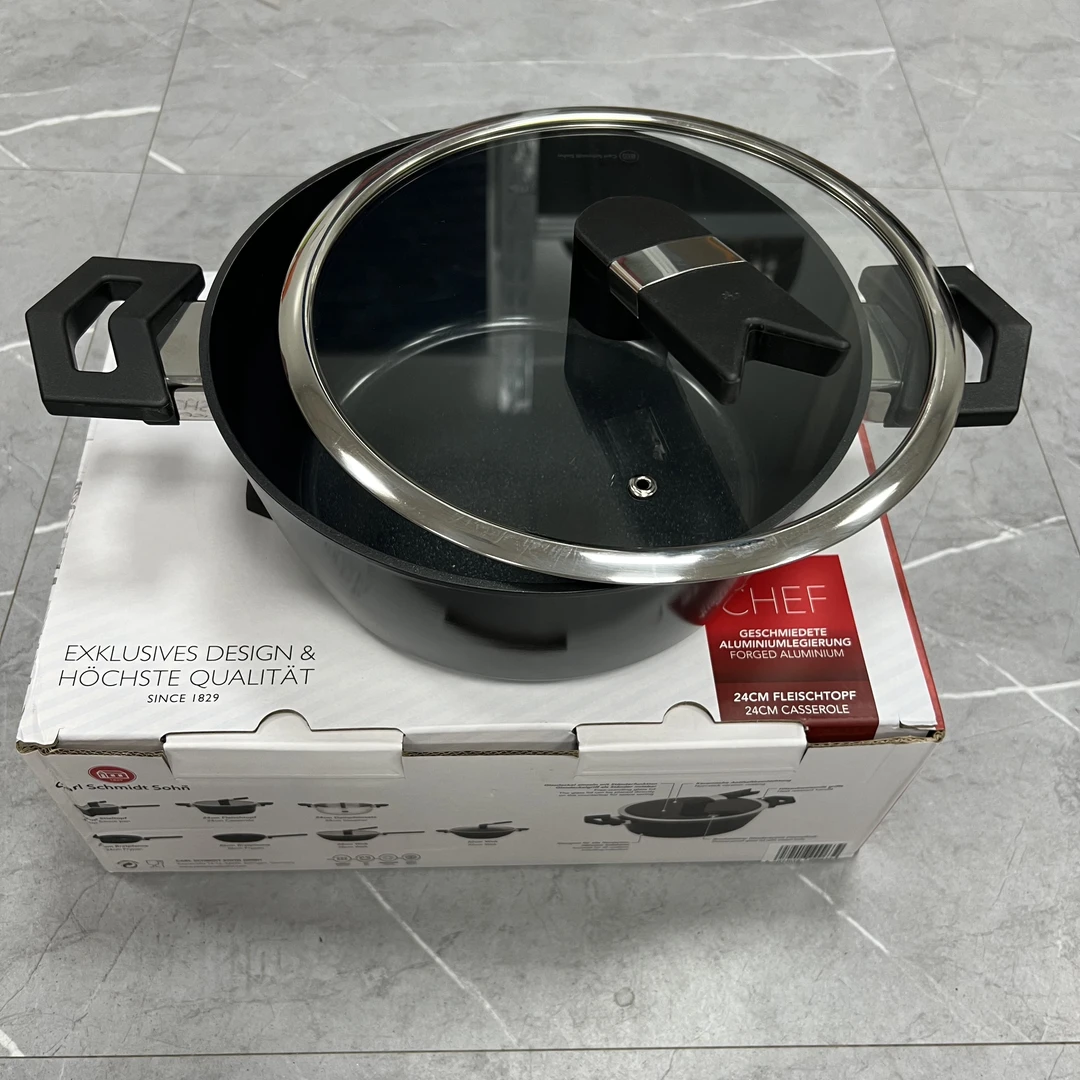 CHEF系列24cm不粘双耳汤锅